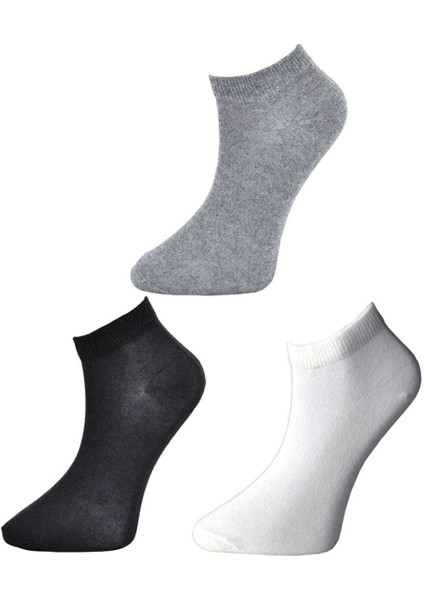 Siyah Gri ve Beyaz Kadın Bilek Çorap 15 Çift fiyatları