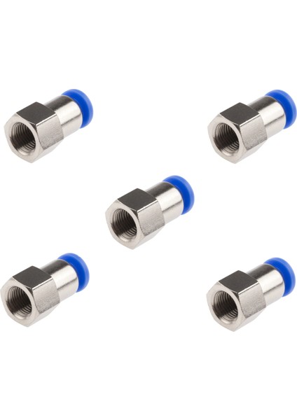 Pnömatik Dişi Düz Rekor 1/2''x8 mm