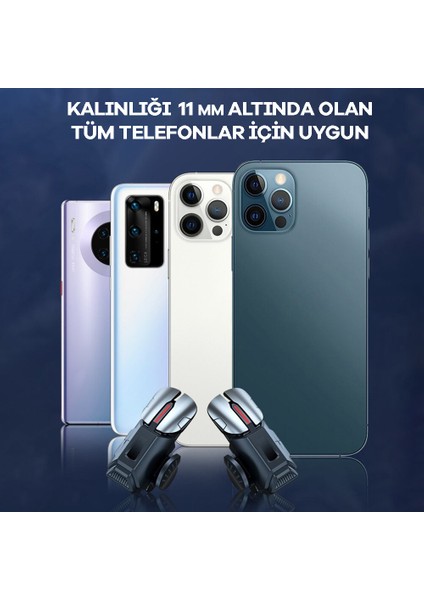 Cep Telefonu 6 Parmak Oyuncu Tetik Aksamı Pubg Mobile