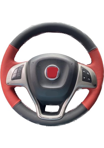 Fiat Doblo -Fiorino 2015 sonrası uyumlu kırmızı siyah direksiyon kılıfı fiyatları