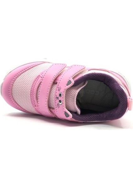 Caty Pembe Cırtlı Işıklı Anatomik Bebek Spor Ayakkabı