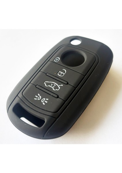 Fiat Egea Silikon Anahtar Kumanda Kılıfı Siyah