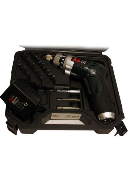 KLNM3613 Şarjlı Tornavida 3.6VOLT /1,3AH Li-Ion + 45 Parça