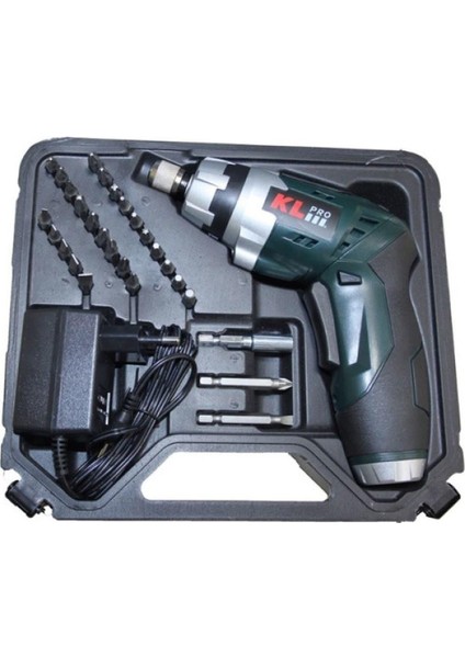 KLNM3613 3.6VOLT /1,3AH Li-Ion Şarjlı Tornavida 45 Parça Vidalama Ucu