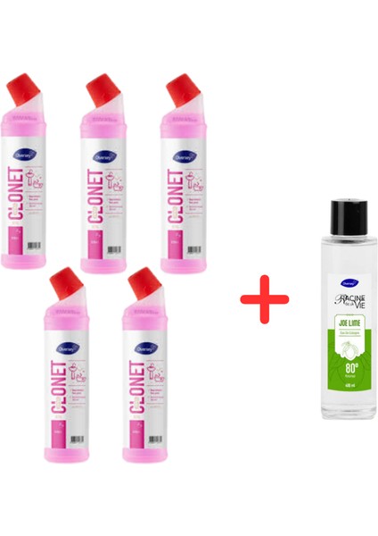 Clonet Kireç ve Banyo Temizleyici 5 Adet 750 ml ve Diversey 400 ml Lime Kolonya