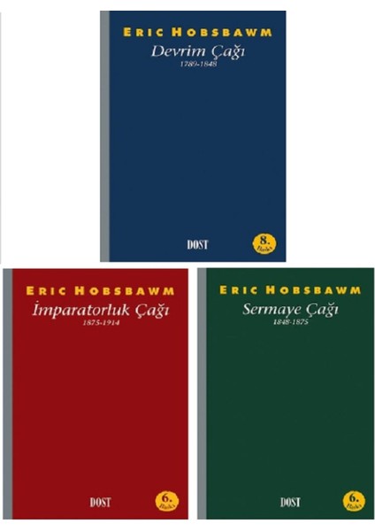 İmparatorluk Çağı - Sermaye Çağı - Devrim Çağı - 3 Kitap Set - Eric Hobsbawm