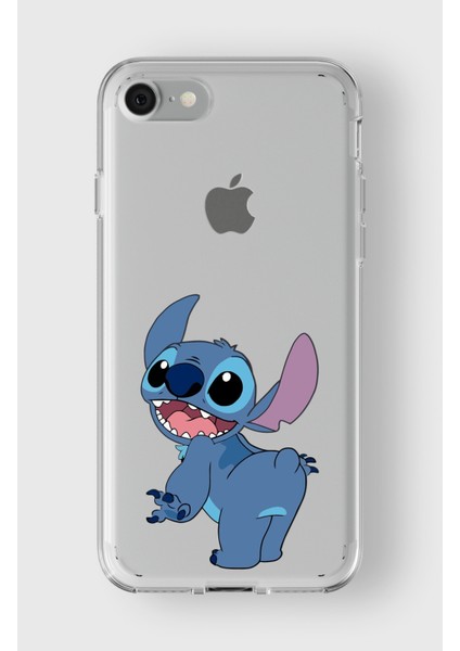 Apple iPhone 7 Plus / 8 Plus Uyumlu Stitch Tasarımlı Premium Şeffaf Kılıf