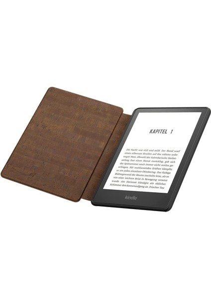 Amazon Kindle 6.8" Paperwhite 5 E Kitap Okuyucu 16 GB + Orijinal Mantar Kılıf ve Şarj Adaptörü Reklamsız