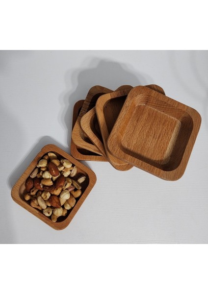 Ahşap Çerezlik 6 Li modelleri