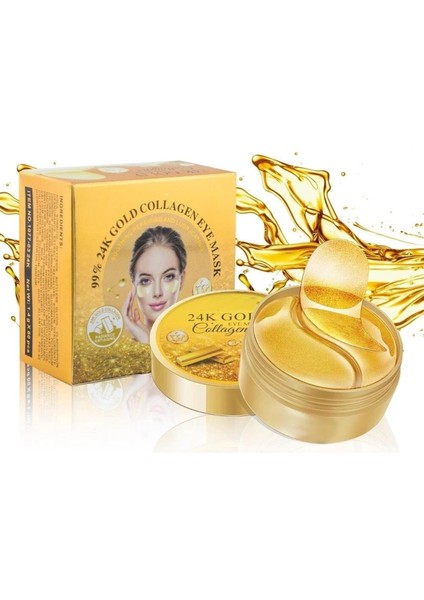 Roesıa Rose Cosmetics Collagen Göz Altı Maskesi Gold 1.4G X 60 Adet