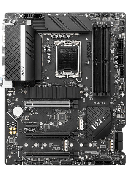 Msı Pro Z690-A Ddr4 5200MHZ 1xhdmı 1xdp 4xm.2 USB 3.2 Atx 1700P