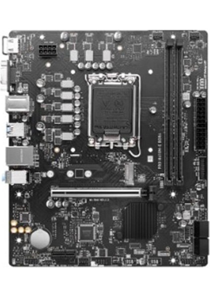 Msı Pro H610M-E Ddr4 3200MHZ 1xvga 1xhdmı 1xm.2 USB 3.2 Matx 1700P