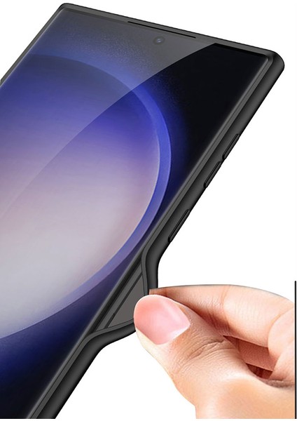 Samsung Galaxy S23 Ultra Kılıf Ultra Korumalı Sert Magsafeli Kıpta Kapak