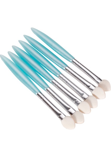 Makyaj Tek Üstü Göz Farı Eyeliner Fırça Sünger Aplikatör Aracı 6 Adet (Yurt Dışından)