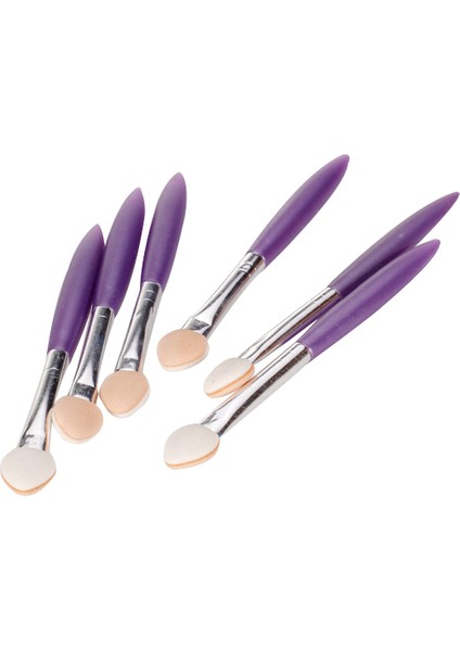 Makyaj Tek Üstü Göz Farı Eyeliner Fırça Sünger Aplikatör Aracı 6 Adet (Yurt Dışından)