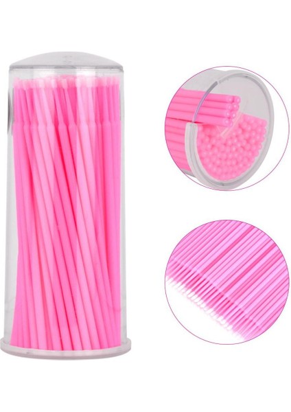 100 Adets Mikroblading Mikro Fırçalar Swabs Dövme Tek Kullanımlık Aplikatör (Yurt Dışından) fiyatları