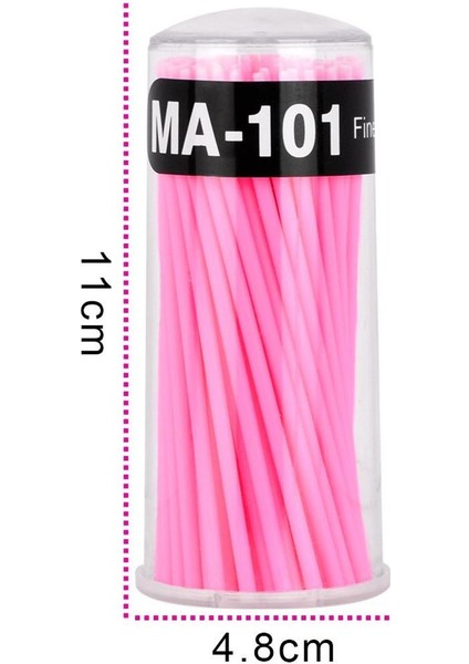 100 Adets Mikroblading Mikro Fırçalar Swabs Dövme Tek Kullanımlık Aplikatör (Yurt Dışından) modelleri