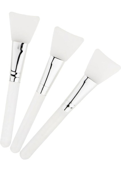 Set 3 Parça Süper Yumuşak Silikon Kafa Yüz Maskesi Çamur Çamurlu Uygulama Aplikatör Araçları Güzellik Kozmetik Yüz Boyun Kremi Cilt Bakım Fırçaları (Yurt Dışından)