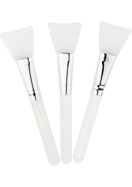 Set 3 Parça Süper Yumuşak Silikon Kafa Yüz Maskesi Çamur Çamurlu Uygulama Aplikatör Araçları Güzellik Kozmetik Yüz Boyun Kremi Cilt Bakım Fırçaları (Yurt Dışından)