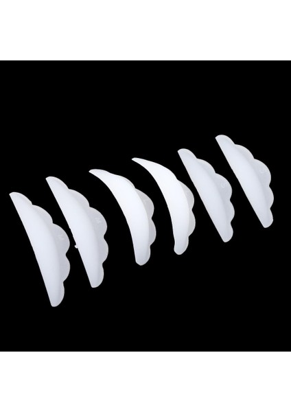 3 Çift 3D Silikon Kirpik Uzantısı Perm Pad Lashes Kalıcı Kıvrımlı Araçlar (Yurt Dışından) indirimleri