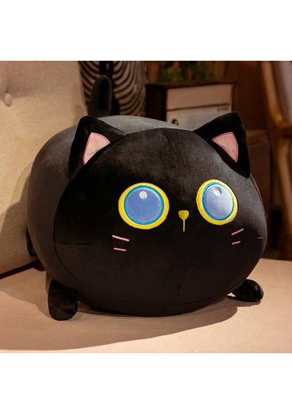 Yumuşak Sevimli Kedi Peluş Oyuncaklar Kawaii Doldurulmuş Kedi Yumuşak Peluş Uyku Yastık Yastık 35 Cm (Yurt Dışından)