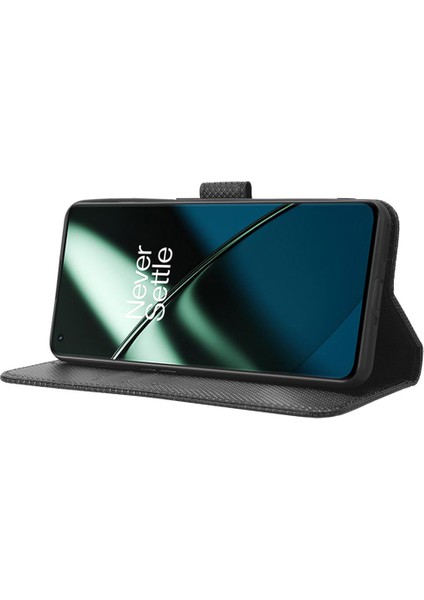 Oneplus 11R 5g / Ace 2 5g Elmas Doku Standı Pu Deri Cüzdan Şok Geçirmez Telefon Kasası (Yurt Dışından) fırsatları