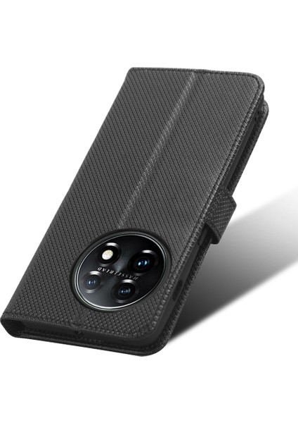 Oneplus 11R 5g / Ace 2 5g Elmas Doku Standı Pu Deri Cüzdan Şok Geçirmez Telefon Kasası (Yurt Dışından) indirimleri
