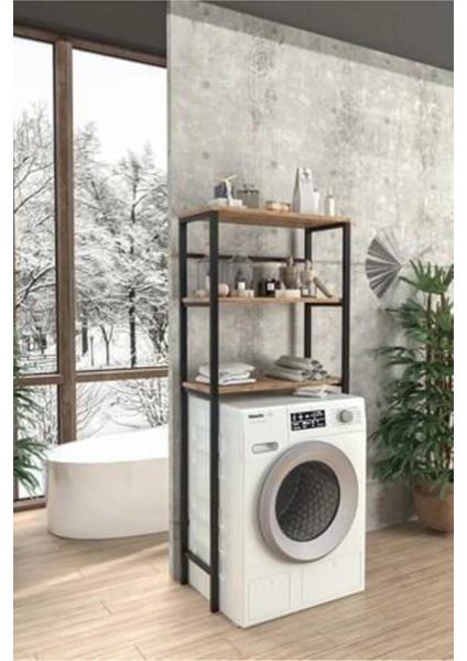 Kuzey Collection Ceviz Wc Arkası Klozet Rafı Banyo Düzenleyici fiyatları