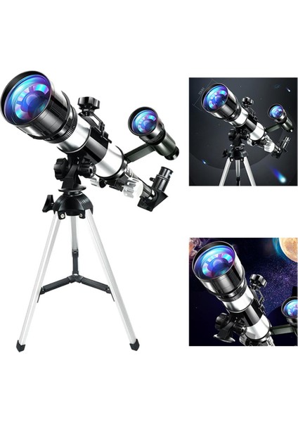 Astronomi Için Tripod ile Taşınabilir 70MM Astronomik Reflektör Teleskop (Yurt Dışından)