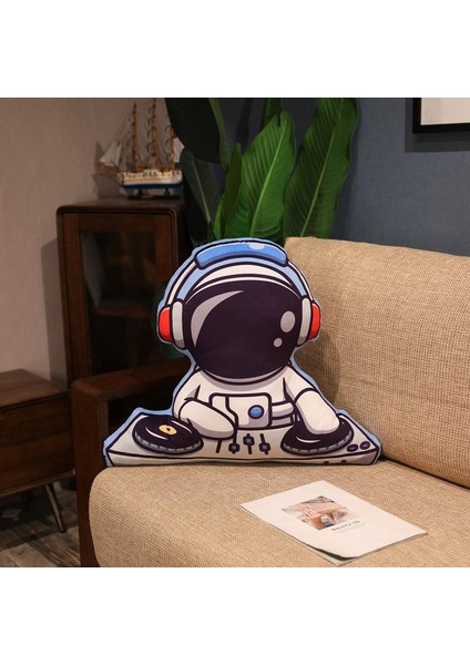 Simülasyon Uzay Serisi Peluş Yastık Oyuncakları Komik Astronot Spaceman Dolgulu Bebek Nap Yastığı Çocuklar Çocuk  55 Cm (Yurt Dışından)