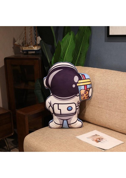 Simülasyon Uzay Serisi Peluş Yastık Oyuncakları Komik Astronot Spaceman Dolgulu Bebek Nap Yastığı Çocuklar Çocuk  55 Cm (Yurt Dışından)