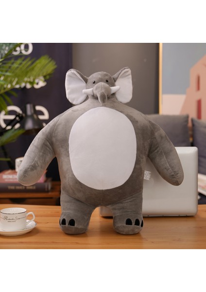 Tiny Head Oyuncak Ayı Oyuncakları Doldurulmuş Küçük Kafa Büyük Kas Gövdesi Raccoon Kurbağası Fil Erkek Erkek Arkadaşı Sarılmak Yastık Sandalyesi Yastık Doğum Günü 47 Cm (Yurt Dışından)
