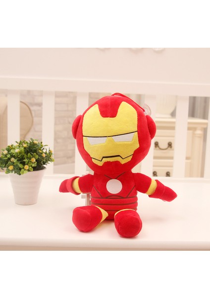 Disney Anime Peluş Oyuncak Örümcek Bebeği Marvel Avengers Yumuşak Elbise Kahraman Kaptan Amerika Demir Adam Noel  27 Cm (Yurt Dışından)