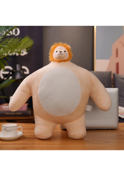 Tiny Head Oyuncak Ayı Oyuncakları Doldurulmuş Küçük Kafa Büyük Kas Gövdesi Raccoon Kurbağası Fil Erkek Erkek Arkadaşı Sarılmak Yastık Sandalyesi Yastık Doğum Günü 47 Cm (Yurt Dışından)