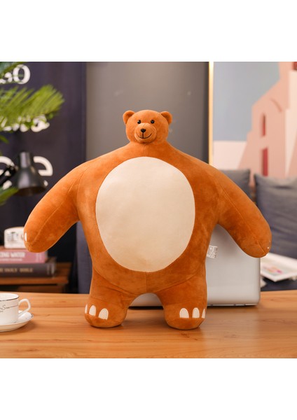 Tiny Head Oyuncak Ayı Oyuncakları Doldurulmuş Küçük Kafa Büyük Kas Gövdesi Raccoon Kurbağası Fil Erkek Erkek Arkadaşı Sarılmak Yastık Sandalyesi Yastık Doğum Günü 23 Cm (Yurt Dışından)