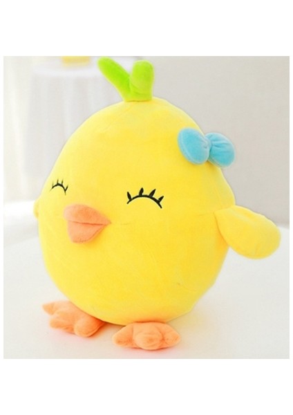 Kawaii Sarı Tavuk Peluş Bebekler İle 6 Duygu İle Sevimli Doldurulmuş Oyuncaklar Çocuklar Için Yaratıcı Ev Dekor Yastığı 25 Cm (Yurt Dışından)