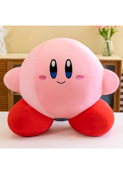 Anime Star Kirby Peluş Oyuncaklar Yumuşak Dolgulu Bebek Kabarık Pembe Pembe Bebek Yastık Odası Dekorasyon Oyuncakları 30 Cm (Yurt Dışından)