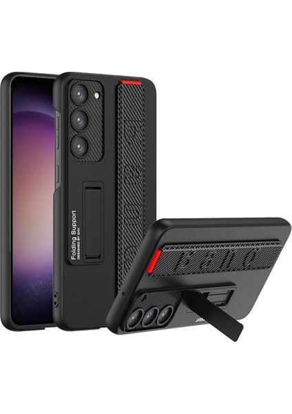 Samsung Galaxy S23 Plus Kılıf Standlı El Tutmalı Kapak Band