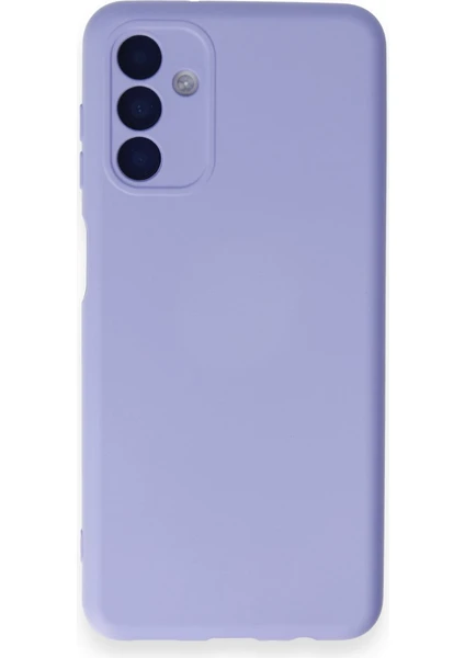 Happycase Samsung Galaxy A14 4g Kılıf Nano Içi Kadife  Silikon - Lila