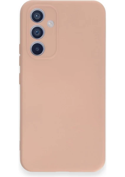 Happycase Samsung Galaxy A34 5g Kılıf Nano Içi Kadife  Silikon - Pudra