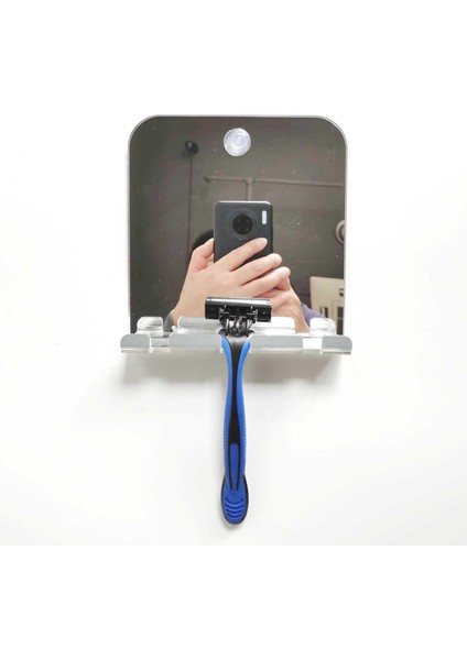 Jilet ile Taşınabilir Paramparça Sissiz Tıraş Aynası Jilet Hook Anti Sis Aynası (Yurt Dışından) fırsatları