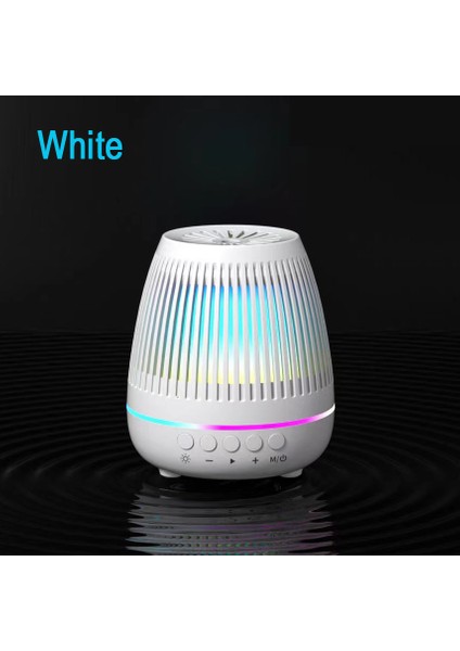 Led Bluetooth Hoparlör Renkli Taşınabilir Fm Radyo Tws Kablosuz Bas Subwoofer Müzik Oyuncu Boombox (Yurt Dışından)
