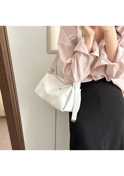 Yumuşak Deri Dokusu Moda Ins Postacı Çantası Kore Basit (Yurt Dışından)