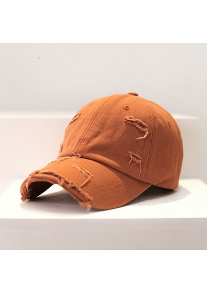 Unisex Nefes Alabilir Ayarlanabilir Şapka - Portakal (Yurt Dışından)