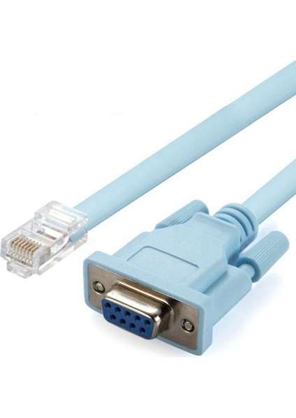Cisco Kablo Db9 To RJ45 Konsol Bağlantı Kablosu Cisco Switch Router Için RJ45 Erkek 9 Pin Dişi Konsol Kablosu