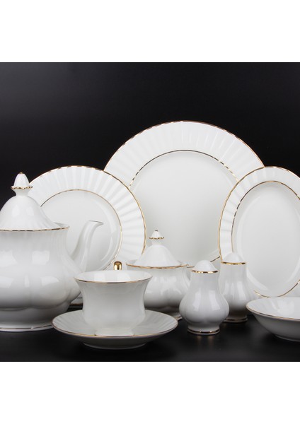 Altın Rim Kahvaltı Takım 36 Parça