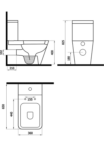 Loft Duvara Sıfır Klozet Takım modelleri