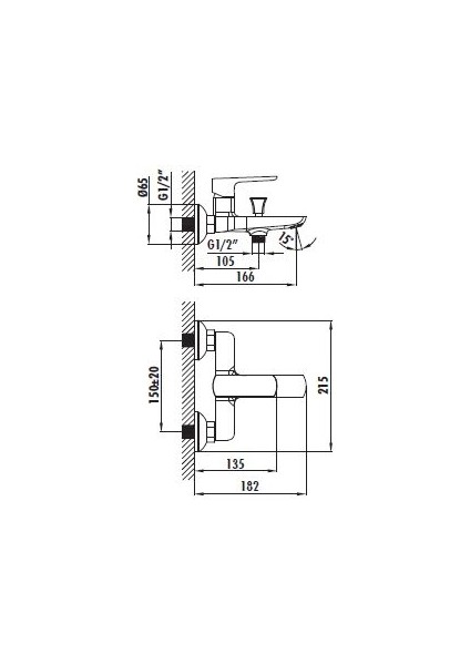 Sp2500 Slope Banyo Bataryası Krom