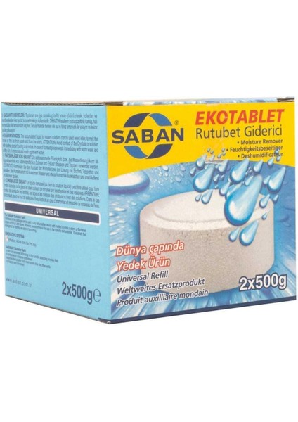 Nem Alıcı Yedek Tablet 2X500 G