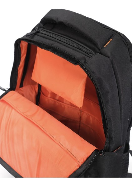 15.6" Notebook Bilgisayar Laptop Sırt Çantası - Su Geçirmez Kumaş ve Fermuarlı